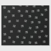 Randomisiertes Design, Geschäftslogo oder Bild Geschenkpapier (Flach)