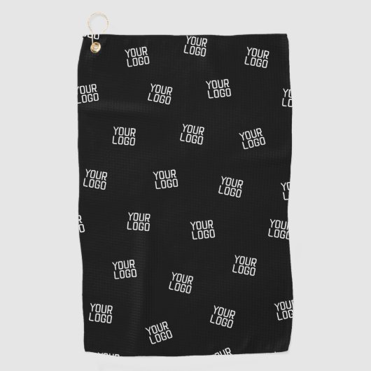 Randomisiertes Design, Geschäftslogo oder Bild Golfhandtuch (Vorderseite)