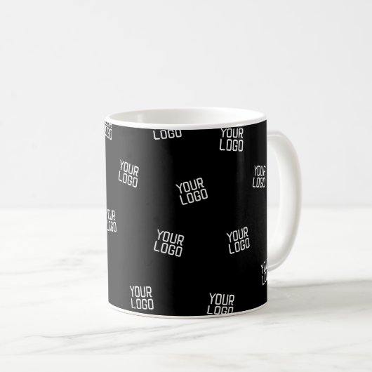 Randomisiertes Design, Geschäftslogo oder Bild Kaffeetasse (VorderseiteRechts)