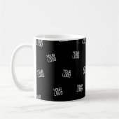 Randomisiertes Design, Geschäftslogo oder Bild Kaffeetasse (Links)