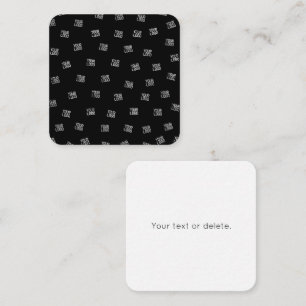 Randomisiertes Design, Geschäftslogo oder Bild Mitteilungskarte