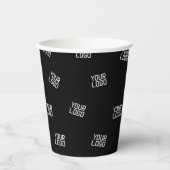 Randomisiertes Design, Geschäftslogo oder Bild Pappbecher (Vorderseite)