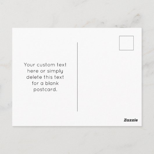 Randomisiertes Design, Geschäftslogo oder Bild Postkarte (Rückseite)