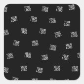 Randomisiertes Design, Geschäftslogo oder Bild Quadratischer Aufkleber (Vorderseite)