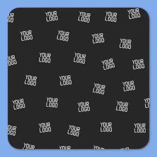 Randomisiertes Design, Geschäftslogo oder Bild Quadratischer Aufkleber