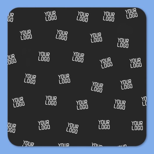 Randomisiertes Design, Geschäftslogo oder Bild Quadratischer Aufkleber