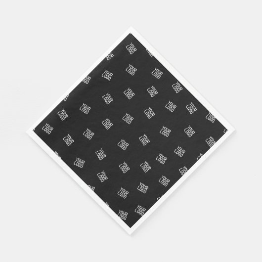 Randomisiertes Design, Geschäftslogo oder Bild Serviette (Ecke)