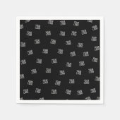 Randomisiertes Design, Geschäftslogo oder Bild Serviette (Vorderseite)