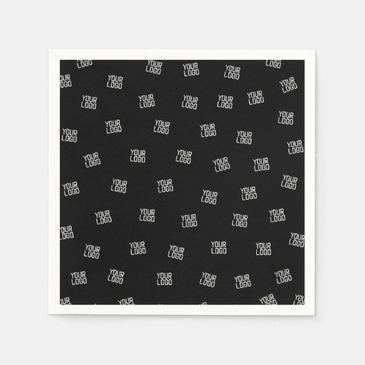 Randomisiertes Design, Geschäftslogo oder Bild Serviette (Vorderseite)