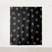 Randomisiertes Design, Geschäftslogo oder Bild Wandteppich (Vorderseite)