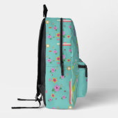 Randow World Print Cut Nähen Rucksack (Links)