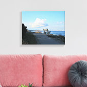 Randweg, Ogunquit, Maine Leinwanddruck (Insitu (Wohnzimmer))