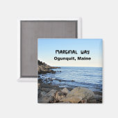 Randweg, Ogunquit, Maine Magnet (Vorderseite/Rückseite)