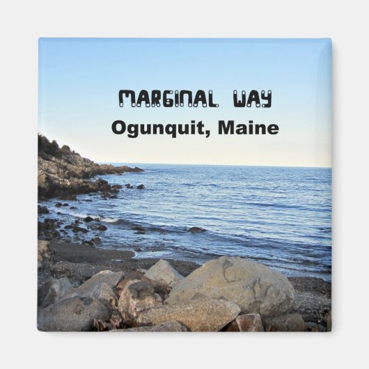 Randweg, Ogunquit, Maine Magnet (Vorne)