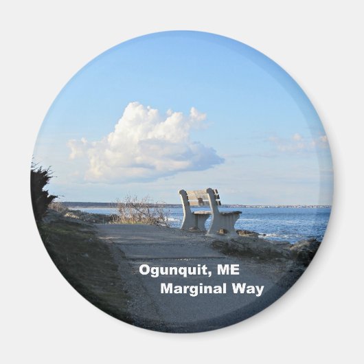 Randweg, Ogunquit, Maine Magnet (Vorne)