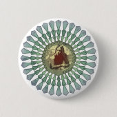 Randy Castillo-Mandala-Knopf Button (Vorderseite)
