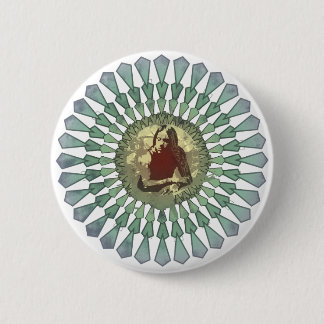 Randy Castillo-Mandala-Knopf Button