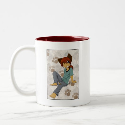 Randy die Weredog Tasse (Links)