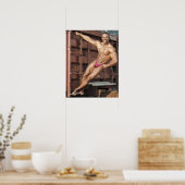 Randy im Zug Poster (Küche)