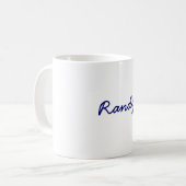 Randy-Name Art-Tasse Kaffeetasse (Vorderseite Links)