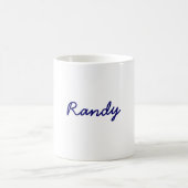 Randy-Name Art-Tasse Kaffeetasse (Mittel)