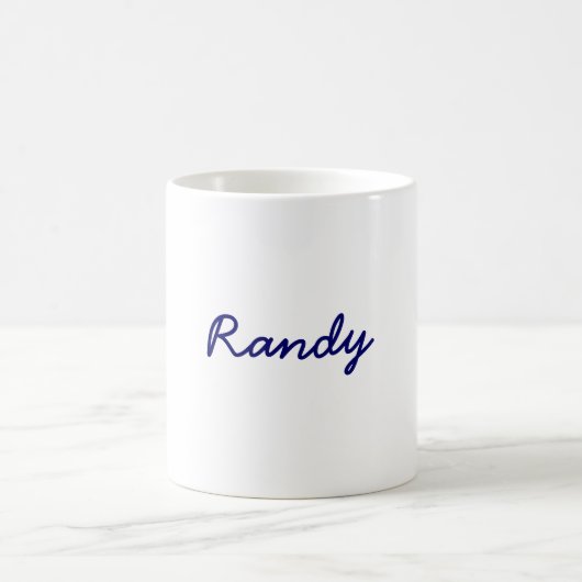 Randy-Name Art-Tasse Kaffeetasse (Mittel)