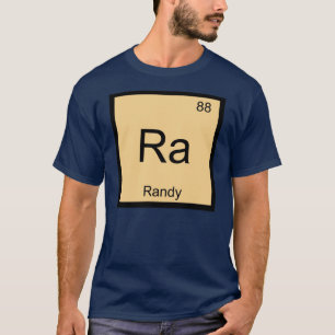Randy Name Chemie Element Periodensystem T-Shirt