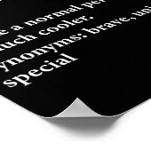 Randy Name Definition Funny D  Poster (Ecke)