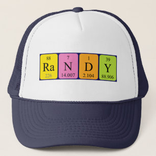 Randy Periodenname Truckerkappe