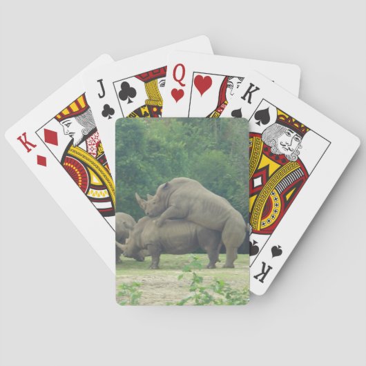 Randy Rhinos Spielkarten (Rückseite)