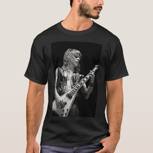 Randy Rhoads Art Heavy Metal Hard Rock Premium C T-Shirt (Vorderseite)