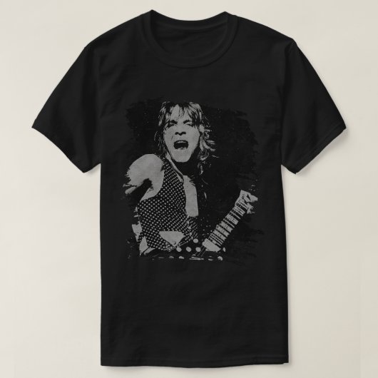 Randy rhoads Retro Poster T-Shirt (Design vorne)