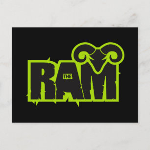 Randy "The Ram" Postkarte
