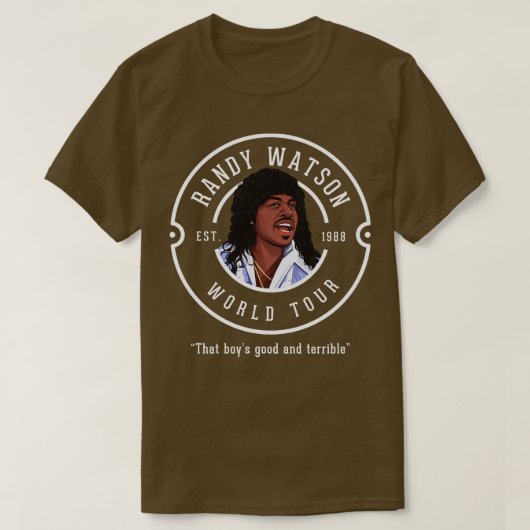Randy Watson World Tour Est 1988 T-Shirt (Design vorne)