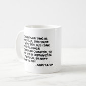 Randyland Zitat-Tasse Kaffeetasse (Vorderseite Links)