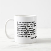 Randyland Zitat-Tasse Kaffeetasse (Links)
