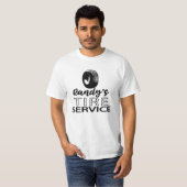 Randy's Toire Service | Schwarzes Logo | Sie anpas T-Shirt (Vorne ganz)