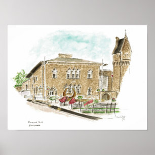 Ranfurly House Kunst- und Besucherzentrum Dunganno Poster