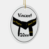 Rang 1. Degree Black Belt Keramikornament (Rechts)