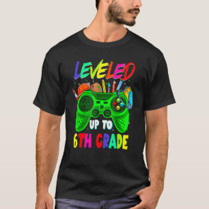 Rang 6 des Gamers zurück zur Schule T-Shirt