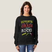 Rang 7: Zurück zum Schullehrer Sweatshirt (Vorne ganz)