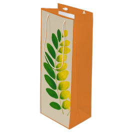 'Rang De Basanti' auf einer Geschenktasche Geschenktüte Für Weinflaschen