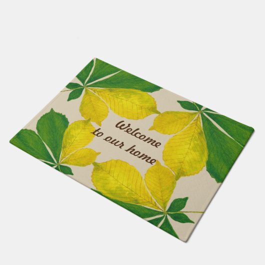 'Rang De Basanti' auf einer Türmatte (Schrägansicht)