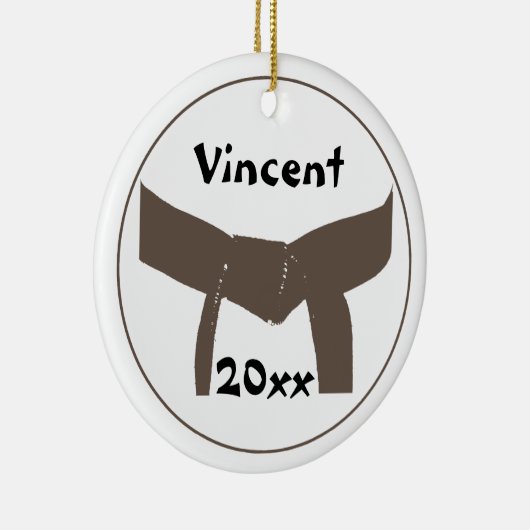 Rang des Belt der Kampfkunst Keramik Ornament (Rechts)