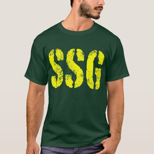 Rang des Stabsunteroffiziers SSG T-Shirt (Vorderseite)