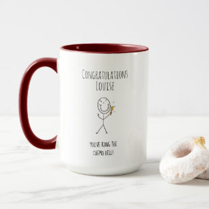 Rang die Chemoglocke Gratulationen anpassbar Tasse