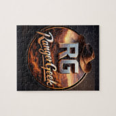Range geek western style logo jigsaw puzzle (Horizontal)