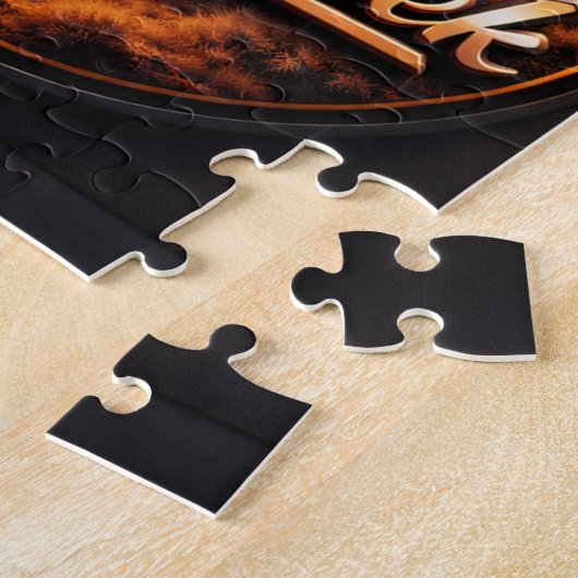 Range geek western style logo jigsaw puzzle (Seite)