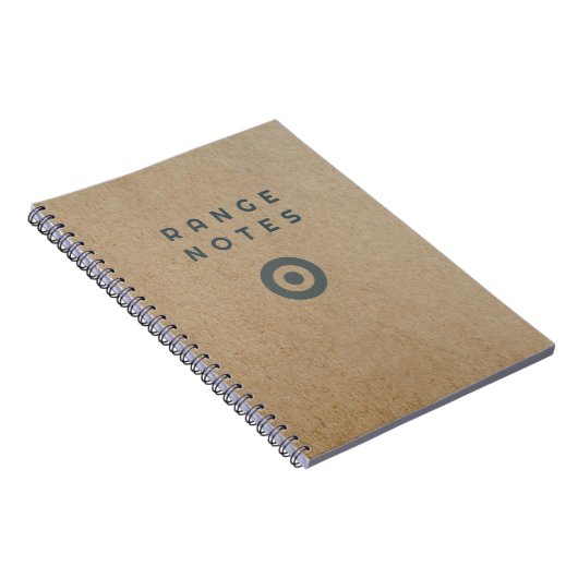 Range Notes - Shooting Range Logbook Notizblock (Rechte Seite)