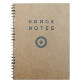 Range Notes - Shooting Range Logbook Notizblock